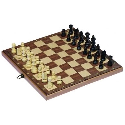 Goki - Комплект за шах в дървена кутия (56922)