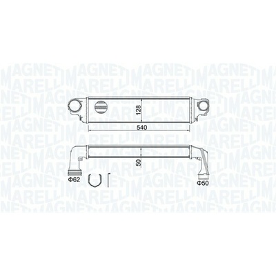 Chladič plniaceho vzduchu MAGNETI MARELLI 351319204590