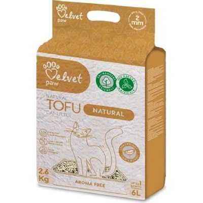 Tofu original prírodná podstielka pre mačky 6 l
