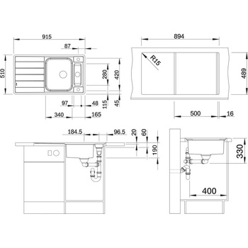 Image 1 of BLANCO AXIS III 5 S-IF (522103)