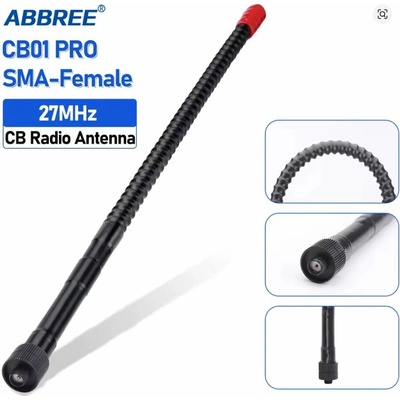 ABBREE ABREE CB01 PRO CB Anténa 27 MHz SMA-F – Zboží Mobilmania