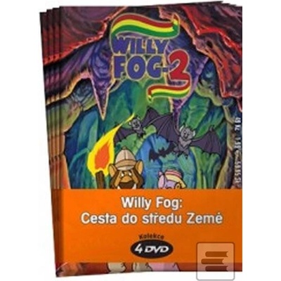 Willy Fog: Cesta do středu Země - kolekce 4 DVD - Jules Verne