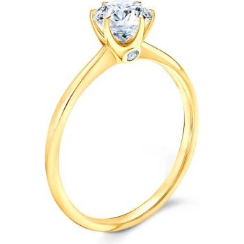 Image 1 of SAVICKI Годежен пръстен The Journey : злато, бял сапфир