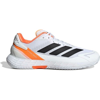 adidas Defiant Speed 2 Tennis Shoes Ftwr White/Core Black/Lucid Orange
