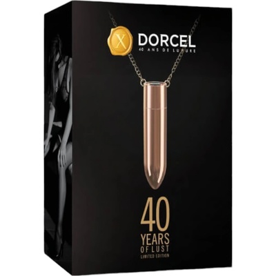 Dorcel - водоустойчив вибратор огърлица (розово злато)