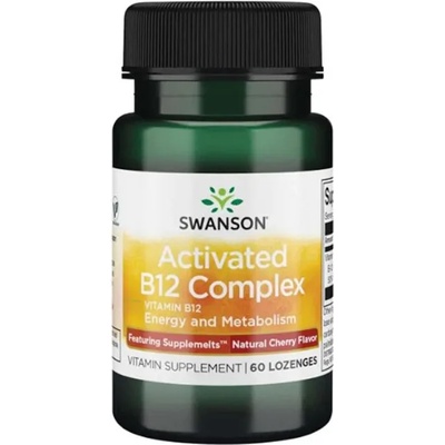 Swanson Activated B12 Complex, 60 дъвчащи таблетки, Swanson (SWU907)
