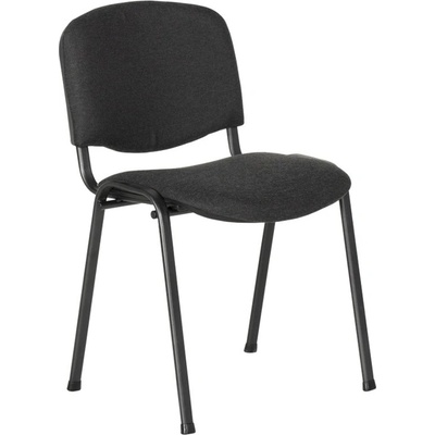 Bittel Посетителски стол Carmen 1130 LUX, дамаска, прахово боядисан, графитено черен