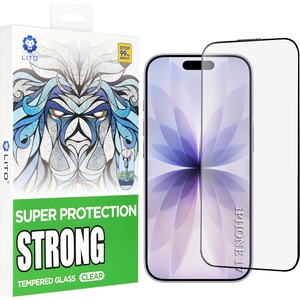 LITO Протектор за iPhone 17 / iPhone 16 Pro - Lito - D+ Max Strong - Черен