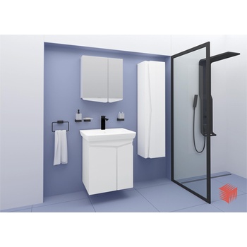 Image 1 of Visota Комплект PVC мебели за баня Виви 60 - Висота (VisVivi60kom)