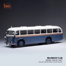 IXO Autobus Škoda 706 RO 1947 Šedá 1:43