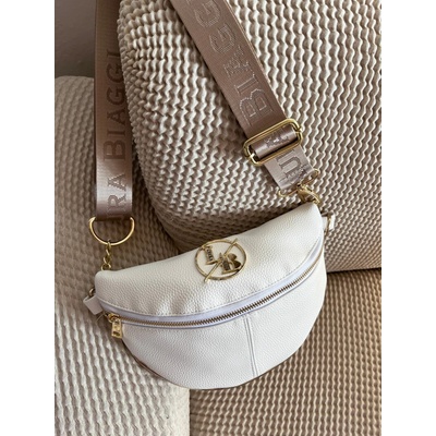 Laura Biaggi Biela crossbody kapsička DX-JP70-white