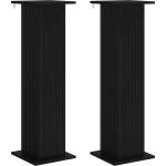 vidaXL Стойка за растения 2 бр. Черно 30, 5 x 30 x 100, 5 см (899747)