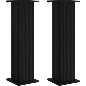 vidaXL Стойка за растения 2 бр. Черно 30, 5 x 30 x 100, 5 см (899747)