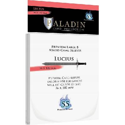 Протектори за карти Paladin Card Protection - Lucius, Large B, 76 x 102 mm (55 бр. ) (PALLUCCLR1)