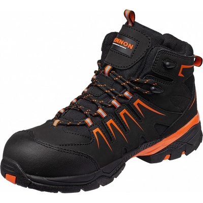 Bennon Orlando XTR NM S3 High topánky čierne-oranžové