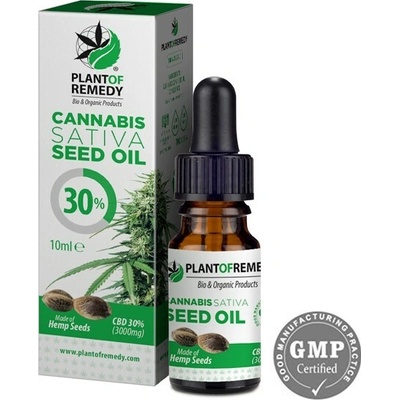 Plant of Remedy CBD olej konopný 30% CBD 10 ml