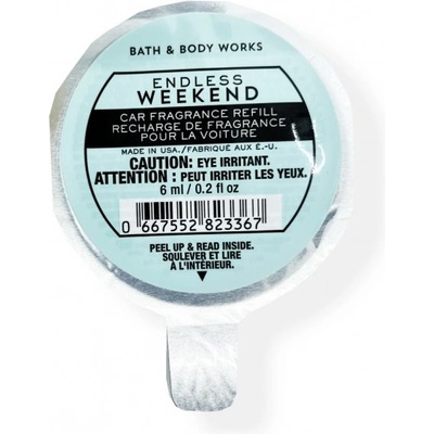 Bath & Body Works ENDLESS WEEKEND náhradná náplň 6 ml