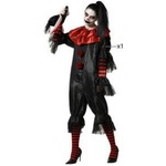 BigBuy Carnival Маскировъчен костюм за възрастни Жена клоун злосторник Размер xl