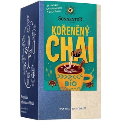 Sonnentor BIO Chai kořeněný porcovaný čaj 18 x 1,8 g