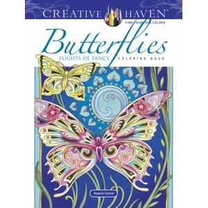 Creative Haven Butterflies Flights of Fancy Coloring Book | Marjorie Sarnat (ISBN: 9780486845418)