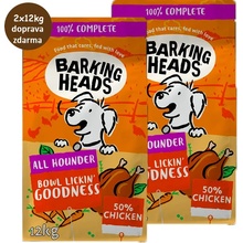 Barking Heads All Hounder Bowl Lickin Chicken 2 x 12 kg