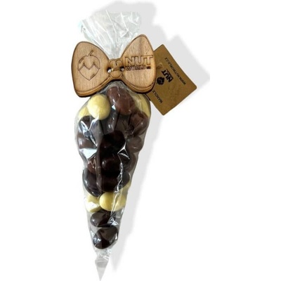 Nutworld Ořechový kornout malý mandle tří barev 150 g