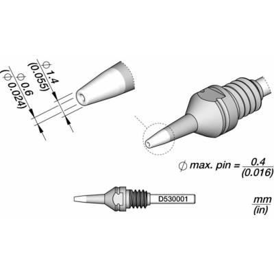 JBC Tools D530001 odspájkovací hrot Obsah 1 ks