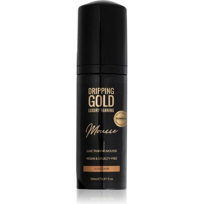 Dripping Gold Luxury Tanning Mousse samoopalovací pěna odstín Ultra Dark 150 ml