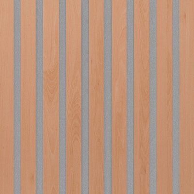 Archo - Akustický panel Design line CPL Buk na šedém filcu 2600 x 400 x 21 mm