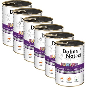 Dolina Noteci Premium Junior с богато съдържание на заешки черен дроб 6 x 400 г