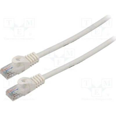 Lanberg PCU6-10CC-1500-W Patch U/UTP Cat 6 RJ45 vidlice z obou stran lanko CCA