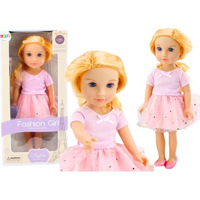 LEAN TOYS v tylových šatách, blond vlasy