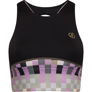 Image 1 of Dare 2b Henry Holland Mingle Sports Bra - Blk/WmnChkbr