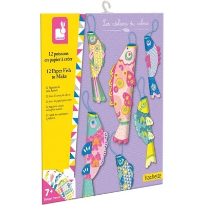 Janod Atelier Комплект Мини Оригами хартиени сгъваеми Риби