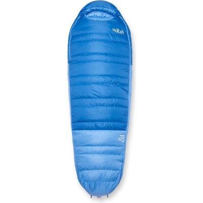 Rab Дамски пухен спален чувал Rab Women's Ascent -12C / 10F Down sleeping bag - Dark Bluebird / Bluebird - размер Long (513-1938-0112)