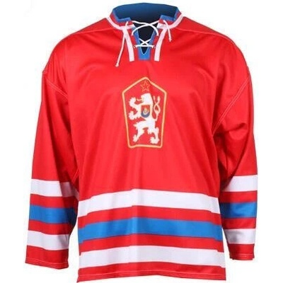 Merco hokejový dres ČSSR 1976 replika červená 60 JELÍNEK