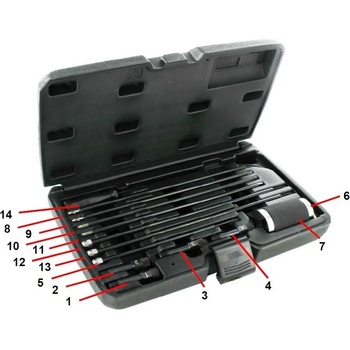 Image 1 of Hubitools- Белгия Дълго свредло 2.5мм (No8) от комплект за вадене на електроди на подгревни свещи HU41050 HUBITOOLS HU41050-1N