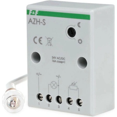AZH-S 24V - Soumrakový spínač s externím čidlem, 24V, 16A