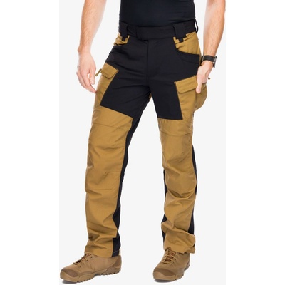 Nohavice Helikon-Tex Hybrid Outback Pants DuraCanvas coyote/black