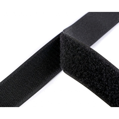 TextilCentrum.cz Stoklasa Suchý zip háček + plyš 780022/2 černý, šířka 3cm (v metráži)