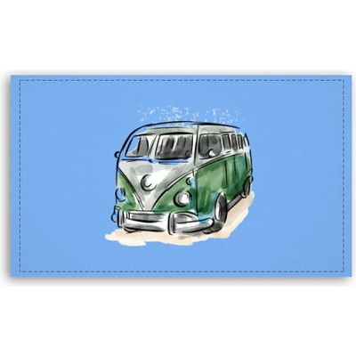 Fotoobraz 120x70 cm velký Retro autobus