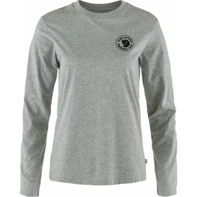 FJÄLLRÄVEN 1960 Logo T-shirt LS W Grey-Melange