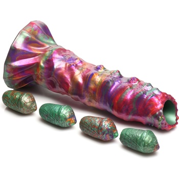 Image 1 of Creature Cocks Larva Silicone Ovipositor Dildo with Eggs