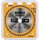 DeWALT DT1953 Pilový kotouč 216 x 30 mm, 40 zubů