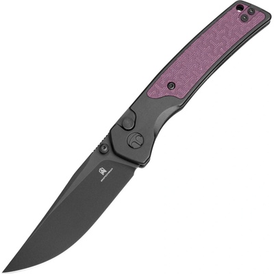 Bestechman ICEBREAKER D2 Black PVD with black and purple Aluminum handle BMK16C