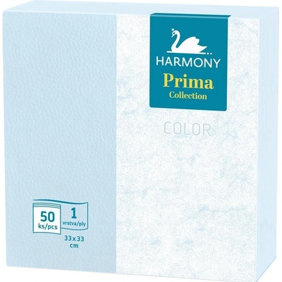 Harmony ubrousky Color modré 50ks 33x33cm