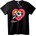 NOONEBRAND Тениска Powerpuff Girls Bubbles Сърце - L, Black