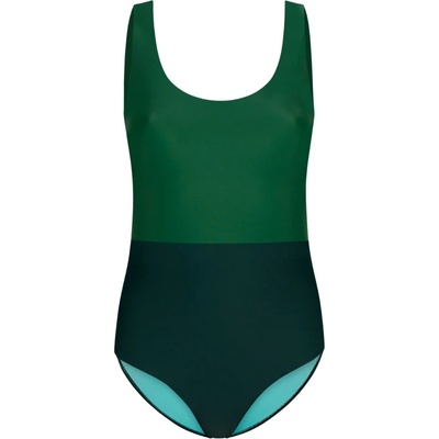 INASKA Дамски бански костюм INASKA Women's Swimsuit Pure Swimsuit - Dark Green / Moss Green (150-6070-0312)