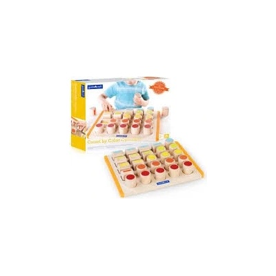 GuideCraft barevné počítání s válečky Count by Color Cylinders