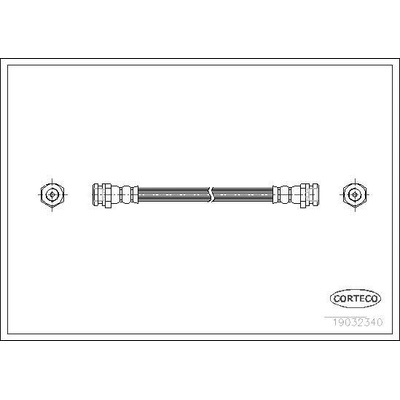 Brzdová hadica CORTECO 19032340 19032340